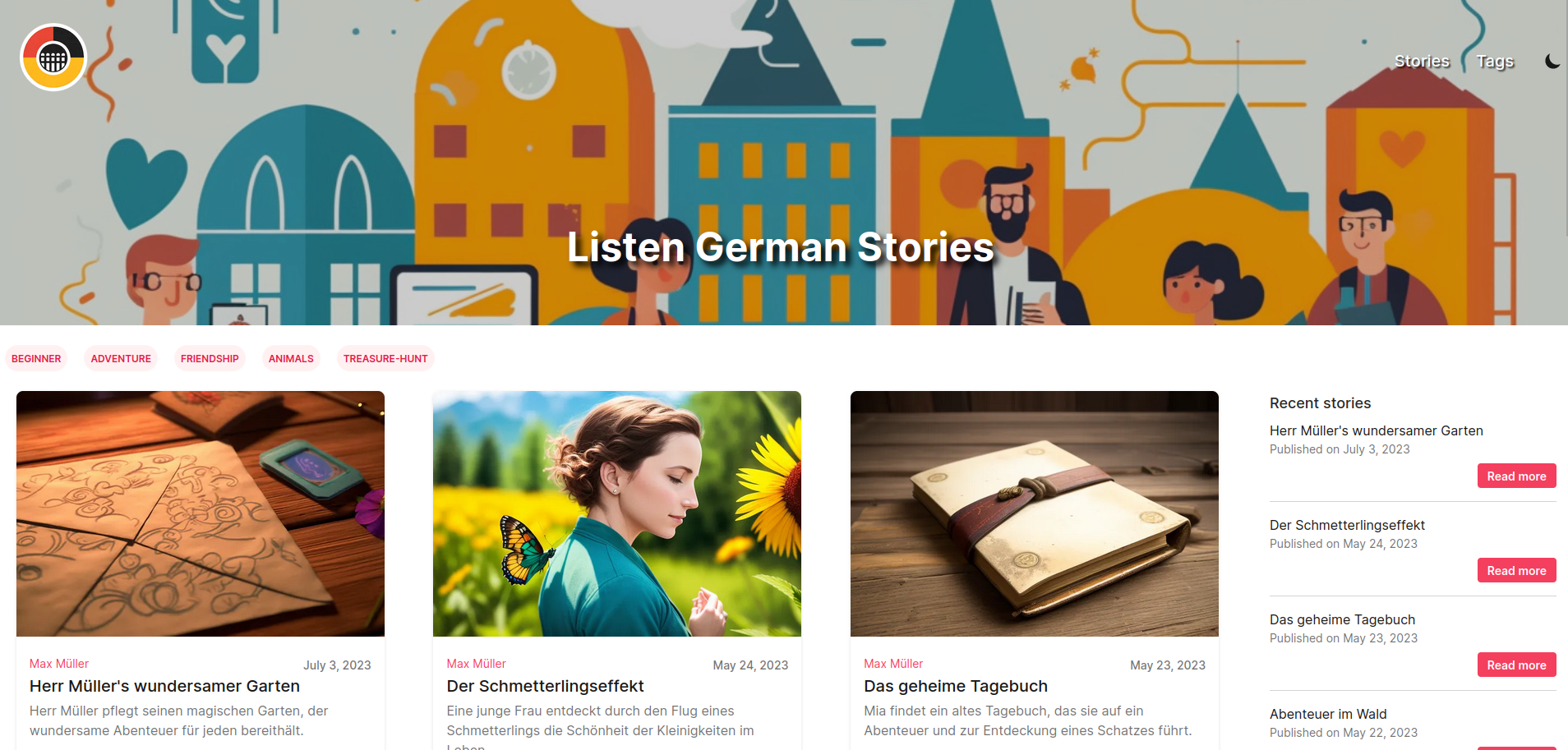 Listen German Stories